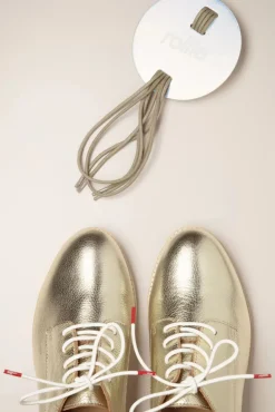 Derby Super Soft Schoenen In Lichtgoud