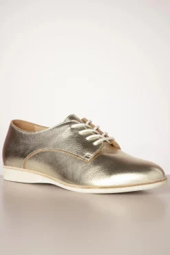 Derby Super Soft Schoenen In Lichtgoud