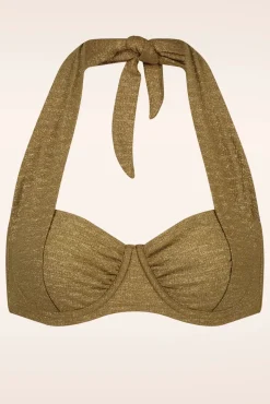 Desert Glow Bikinitop In Goud