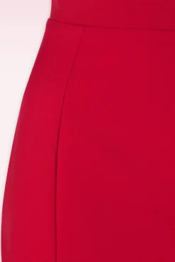 Dianne Pencil Rok In Rood