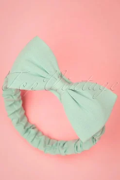 Dionne Bow Hoofdband In Mint