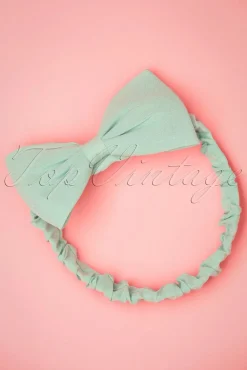 Dionne Bow Hoofdband In Mint