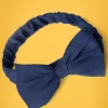 Dionne Bow-Hoofdband In Marineblauw