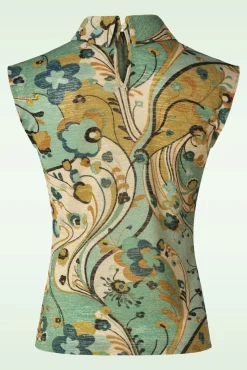 Dita Top Frenzy In Dusty Turquoise