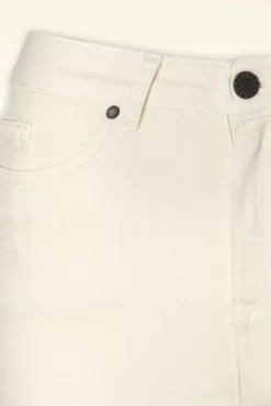 Dora Flared Broek In Gebroken Wit