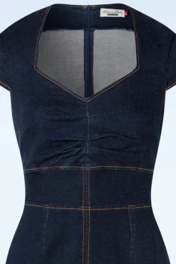 Dorothy Pencil Jurk In Blauw