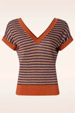 Double V Top Stardust In Karamel