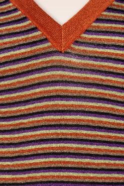 Double V Top Stardust In Karamel