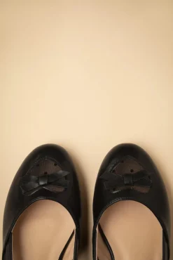 Elegant Spots Ballerina's In Zwart