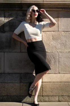 Eleonora Pencilrok In Zwart