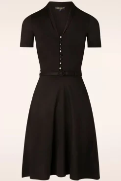 Emmy Ecovero Klassieke Jurk In Zwart