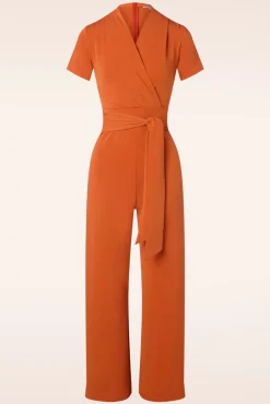 Emmylou Jumpsuit In Oranje