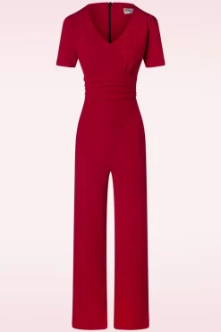 Evelynn Jumpsuit In Rood
