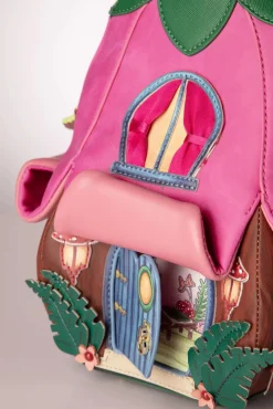 Fairy Village Petal House Tas In Roze