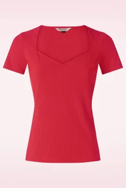 Fara Top In Rood