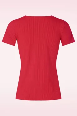 Fara Top In Rood