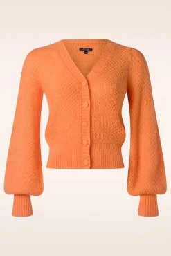 Farfalle V Cardi In Mock Oranje