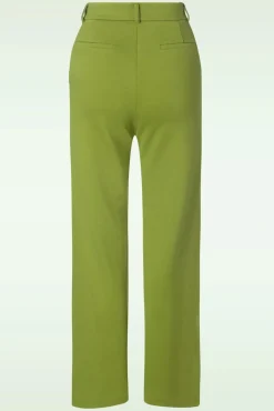 Federica Milano Uni Broek In Woodbine Groen