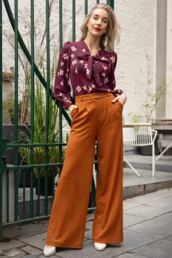 Fintan Milano Crepe Pantalon In Karamel