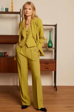 Fintan Simonet Pantalon In Sulphur Geel