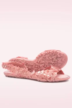 Flexi Butterfly Flipflop Sandaaltjes In Glossy Roze