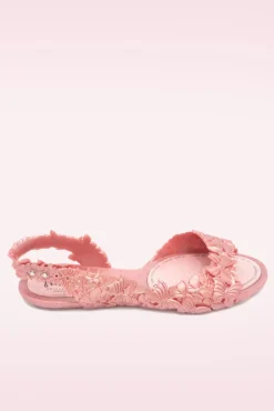 Flexi Butterfly Flipflop Sandaaltjes In Glossy Roze