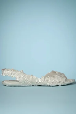 Flexi Vlinder Flipflop Sandalen In Pearl