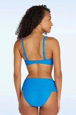 Flipover Bikinibroekje In Blue Snake