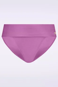 Flipover Bikiniroekje In Glanzend Lilapaars