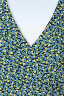 Frankie Bubble Pop Wikkel Jurk In Multi