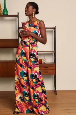 Frida Jumpsuit Aurelio In Shell Oranje