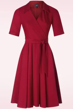 Glenda Swing Jurk In Rood