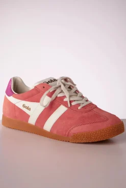 Gola Elan Suede Sneakers In Koraal