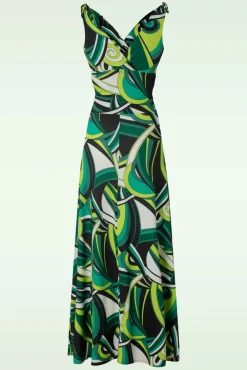 Grecian Maxi Jurk In Groen
