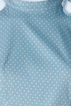 Hattie Halter Spot Swing Jurk In Luchtblauw