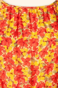 Hazel Doree Jurk In Fiesta Rood