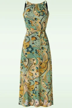 Hazel Jurk Frenzy In Dusty Turquoise