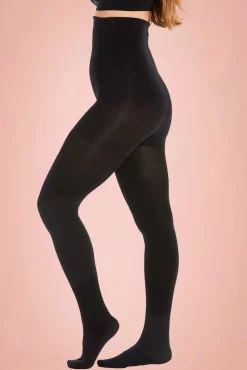 High Waist Slim Panty In Zwart