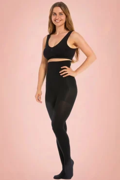 High Waist Slim Panty In Zwart