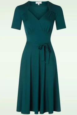 Hollywood Dress In Deluxe Petrol