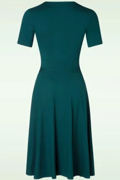 Hollywood Dress In Deluxe Petrol