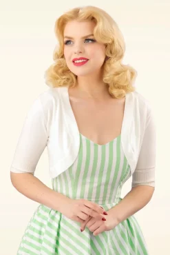 Hudson Bolero In Ivoorwit