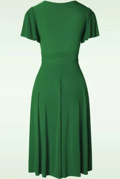 Irene Overslag Swingjurk In Groen