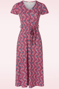 Ise Flower Parade Jurk In Klaproosrood