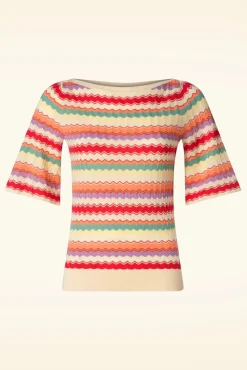 Ivy Hadley Wide Top In Creme