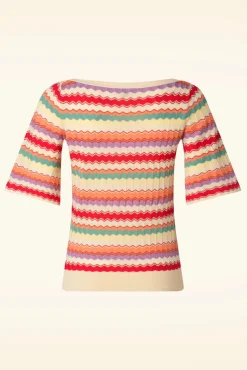 Ivy Hadley Wide Top In Creme