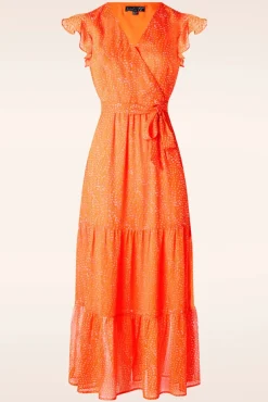 Ivy Maxi Jurk In Oranje