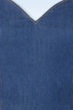 Jenna-Anne Swingjurk In Donkerdenim