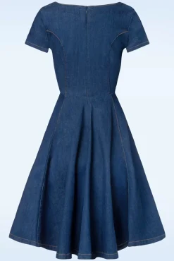 Jenna-Anne Swingjurk In Donkerdenim