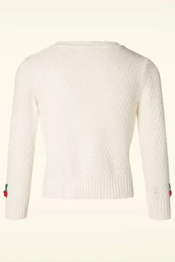 Jennie Cherry Vest In Ivoor